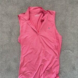 Vineyard Vines Sleeveless Polo Camisole - Hot Pink